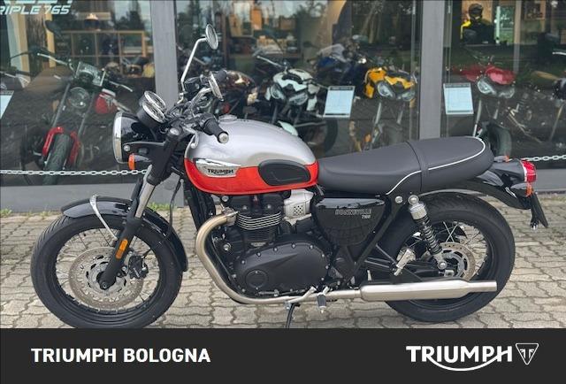 TRIUMPH Bonneville 900 T100 Aluminium/Baja Orange E5