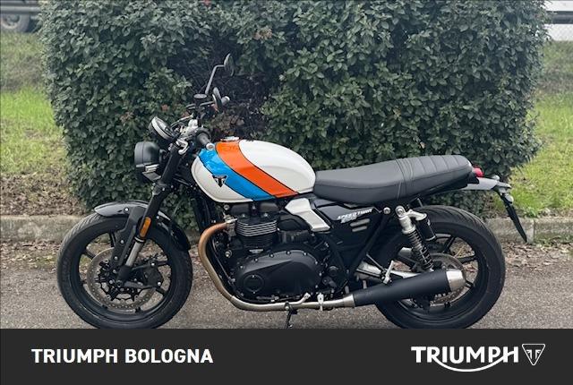 TRIUMPH Speed Twin 900 Pure White/Blue/Orange Abs
