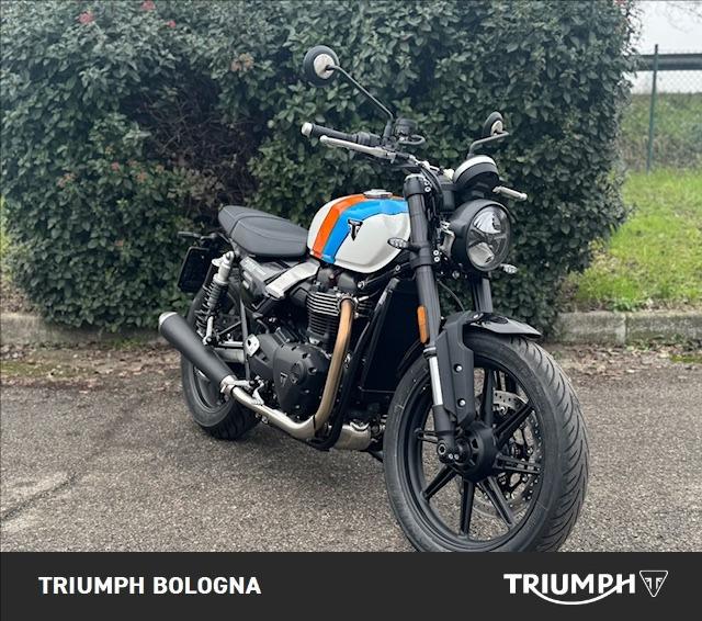 TRIUMPH Speed Twin 900 Pure White/Blue/Orange Abs