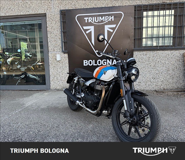 TRIUMPH Speed Twin 900 Pure White/Blue/Orange Abs
