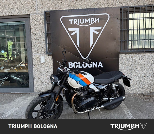 TRIUMPH Speed Twin 900 Pure White/Blue/Orange Abs