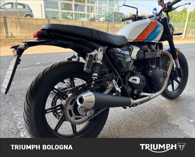 TRIUMPH Speed Twin 900 Pure White/Blue/Orange Abs